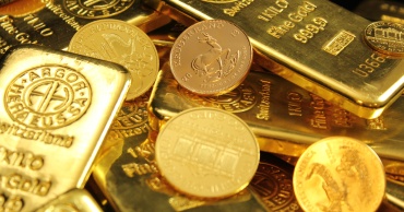 Gold Bars and Coins