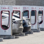 x4 - Financial Futurism - EV charging: Biden officials say Tesla will open its network to competitors, part of pledge for 500K chargers made 'as easy as filling with gas' -